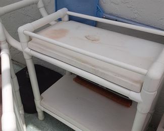 Rolling PVC Cart