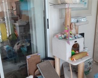 Cat Tower, Toys, Scratching Mats, Bed