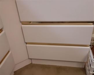 VTG White Lacquer (Many pieces available. Use as Buffet in dining room or individual pieces in a bedroom