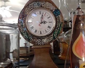 Mantle Clock with Glass Frame