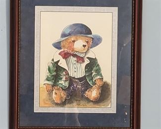 ART Bear With Blue Hat