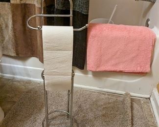 BATH Toiley Paper Holder Silver