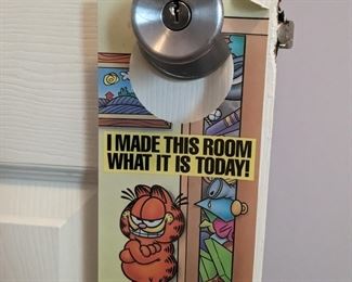 Collectible Garfield Door Hanger