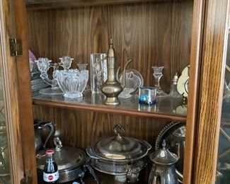 Collectibles Glass Silver Crystal