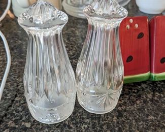 Crystal Salt and Pepper Shaker