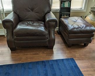 FURN Accent Chair with Footrest
