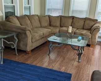 FURN Glass Coffee Table Modern