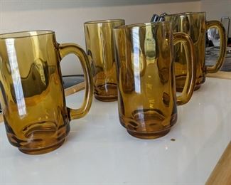 GLASS Vintage Glassware Olive