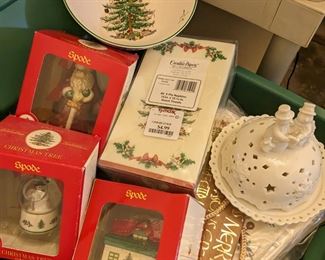 Holiday Spode Ornaments