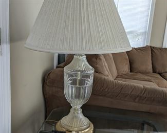 LAMP Glass Gold Lamp