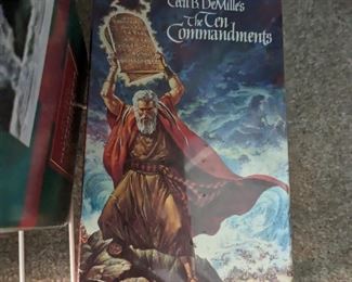 Movie Ten Commandments VHS