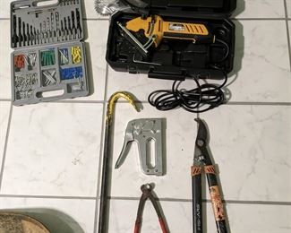 Tools Crowbar Stapler Hand Saw