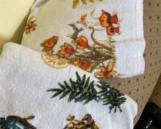 vintage beach towels 