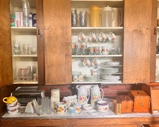 corelle pansy dishes overload 