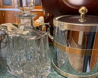 Nice decanter and ice bucket