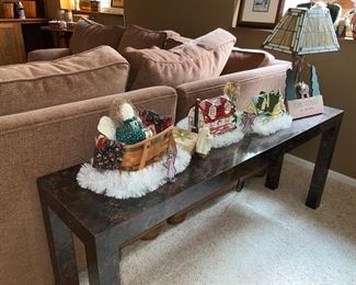 Vintage, Contemporary, Sofa Table. Matching Coffee Table