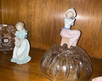 Nao, By Lladro, "A Big Hug", Girl w/ puppy. Nao, Tulip Time