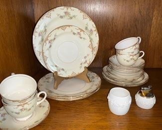 China, Dessert Set, Eggshell, Nautilus