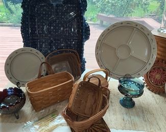 Longaberger, Baskets, Serving Dishes 