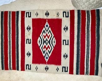 Small, Vintage wool rug