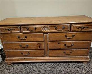 Dresser for QUEEN sold as set: bed, Dresser, armoire, 2 nightstands