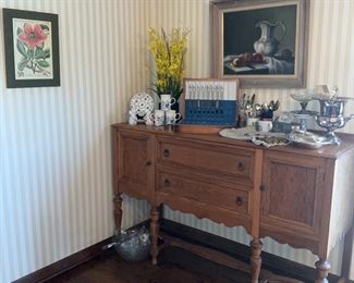 Antique, side board, buffet