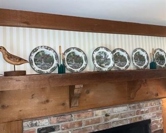 Vintage, plates, Johnson Brothers, “ The Friendly Village” 