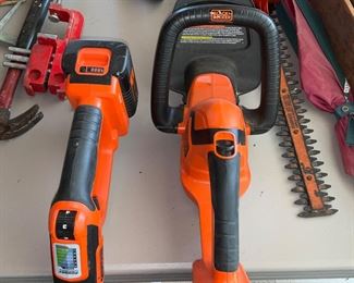 Black & Decker, Tools. Battery operated tools
