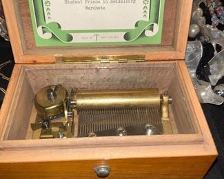 Thorens, music box , 3. Songs