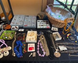 Vintage, costume jewelry