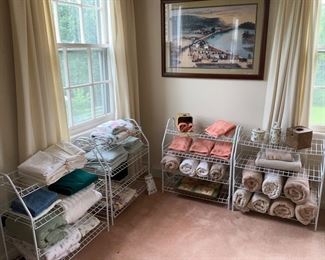 Towels, linens 