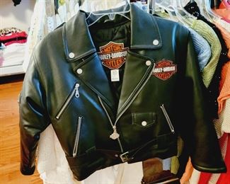 vintage harley davidson kids motorcycle jacket