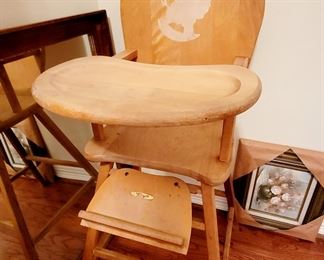 vintage high chair
