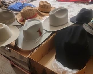 Beaver hats, cowboy hats
