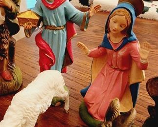 Vintage Nativity pieces