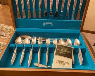 Community silverplate Mid Century Modern flatware