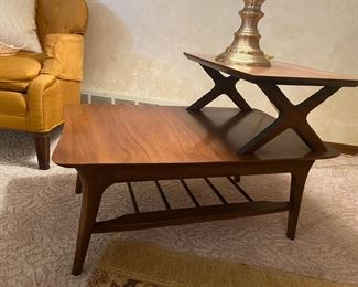 Check out the lines on this end table. Part of a three piece set.