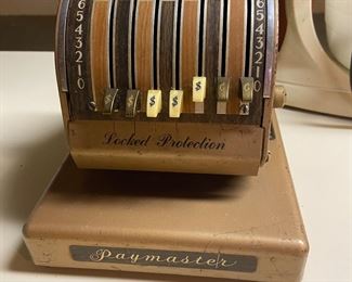 Oh yes, the vintage paymaster!!