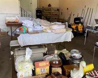 Lots of kitchen wares and linens available. All in good clean condition.