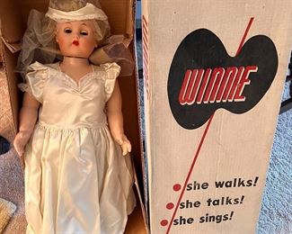 Vintage Winnie Doll