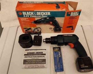 Black Decker Cordless Drill