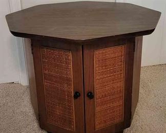 MCM Octagon Storage Table
