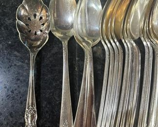 Prestige Plate Silver Plate Flatware Set Grapefruit Spoon Set