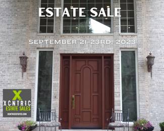 Xcntric Estate Sales : Frankfort Estate Sale September 21-23, 2023