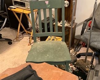 Green chair