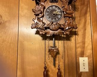 Second cuckoo clock - great detail - works