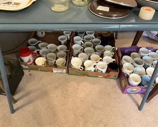 Miscellaneous coffee cups