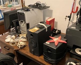 Desk & computer items