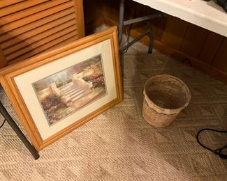 Bedroom - picture & basket