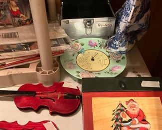 Christmas items in bedroom 